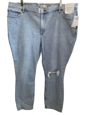 Abercrombie & Fitch The Skinny High Rise Distressed Plus Size Jeans Size 22S